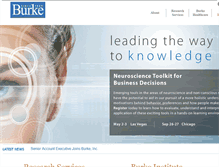 Tablet Screenshot of burke.com